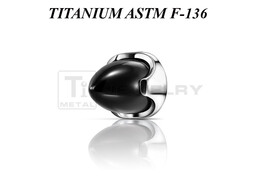 Накрутка из титана Ti Metal чёрный оникс