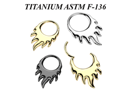 Кликер из титана пламя