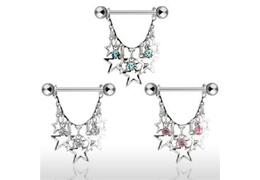 Украшение для груди звёзды