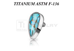 Накрутка из титана Ti Metal медная бирюза Накрутка из титана Ti Metal медная бирюза