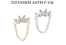 Кластер из титана Ti Metal калира