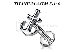 Лабрет из титана Ti Metal якорь Лабрет из титана Ti Metal якорь