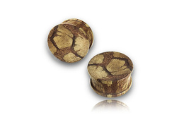 Плаги из дерева зебрано, пара