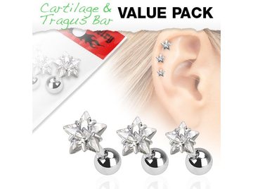 Микроштанги прозрачная звезда