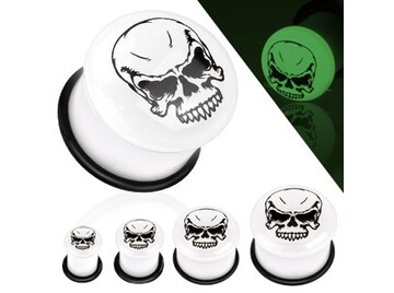 Плаги светящийся череп