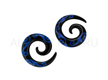 Спираль голубая волна