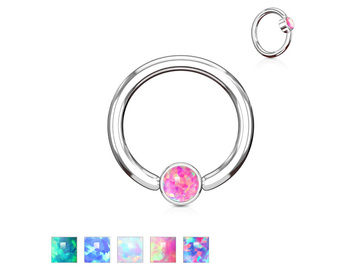 Кольцо с опалом