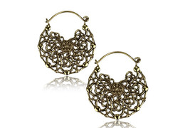 Серьги для тоннелей солнечное кружево, пара