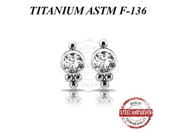 Кластер с кристалом Swarovski