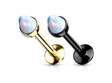 Лабрет опаловый конус