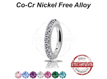 Кликер Steel and Silver с Premium Zirconia