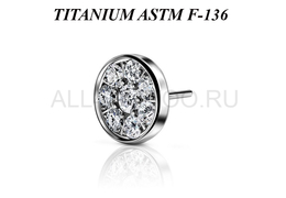 Вставка титановая Ti Metal призма