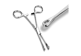 Зажим для пирсинга круглый мини Зажим для пирсинга круглый мини