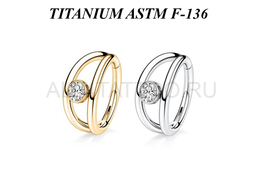 Кликер из титана Ti Metal блик