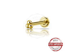 Лабрет Steel and Silver тринити голд Лабрет Steel and Silver тринити голд