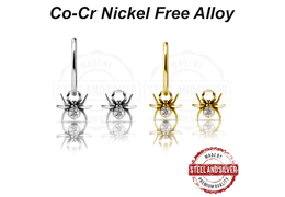 Подвеска Steel and Silver паук с Premium Zirconia