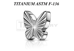 Накрутка из титана Ti Metal мотылёк